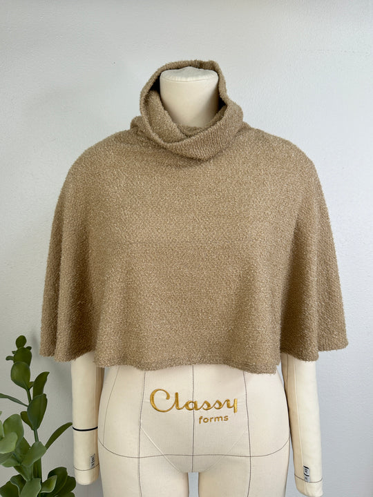 Camel Cozy Capelet