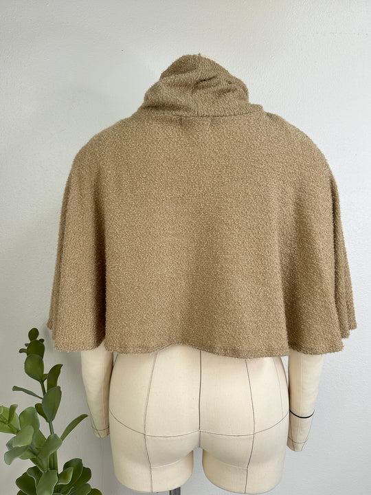 Camel Cozy Capelet